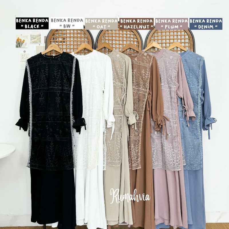 Benka เดรสลูกไม้ปัก*