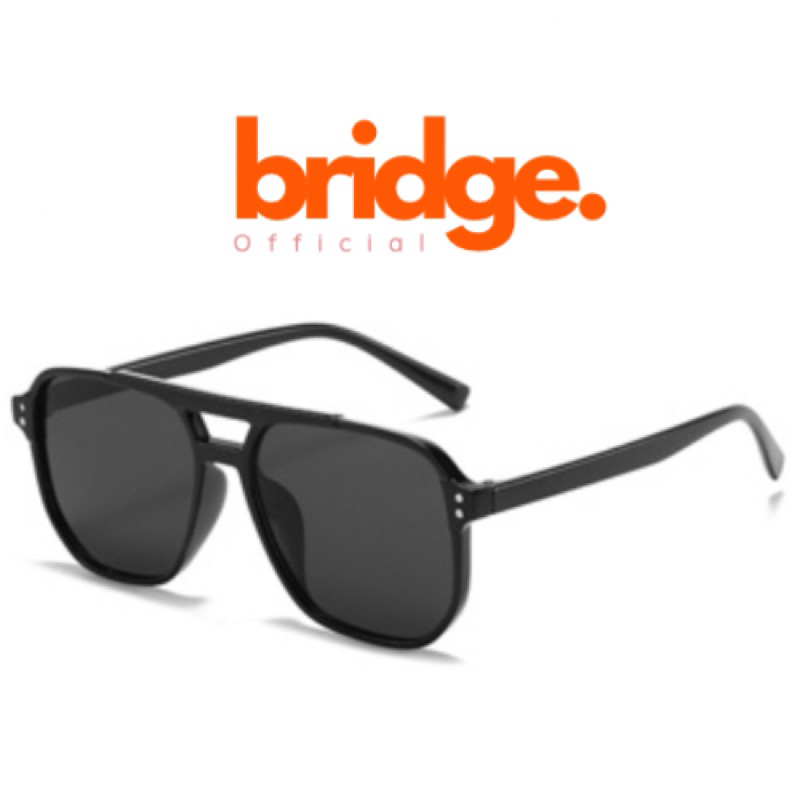 แว่นกันแดด HITAM Aviator - สีดํา