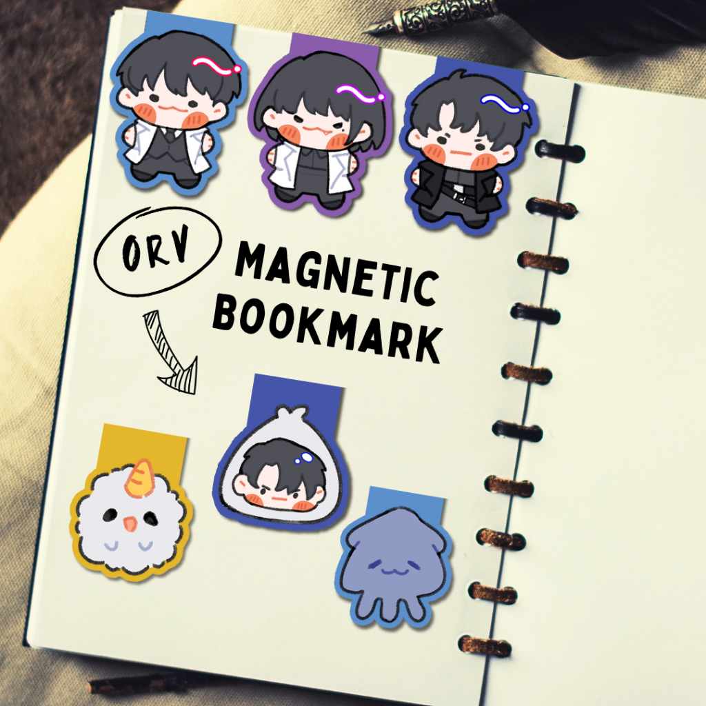 [อนุสาวรีย์] ที่คั่นหนังสือแม่เหล็ก Glossy/Doff ORV Omni Parear Readers Viewpoint Kim Dokmar Yoo Jon