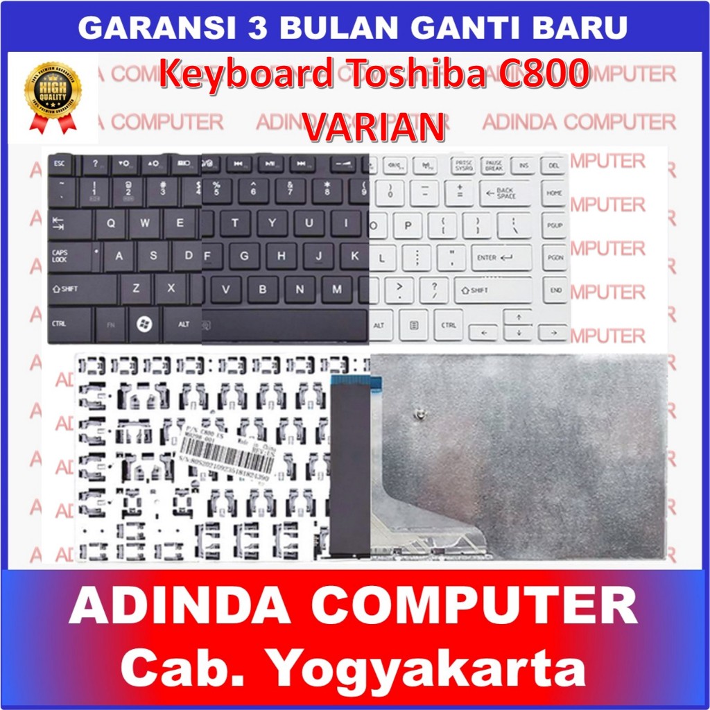 Toshiba Satellite C800 C805 C840 M800 M840 L800 คีย์บอร์ด VARIAN