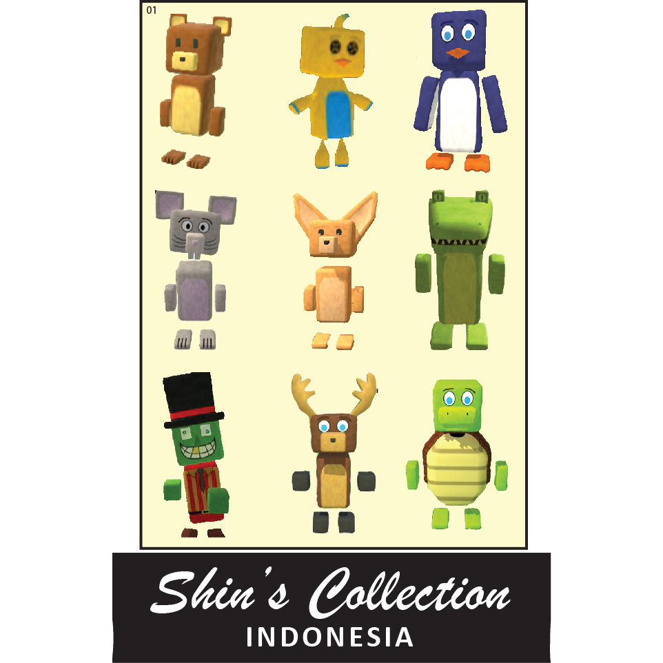 สติ๊กเกอร์กันน้ําใส Super Bear Adventure 1 ชิ้น