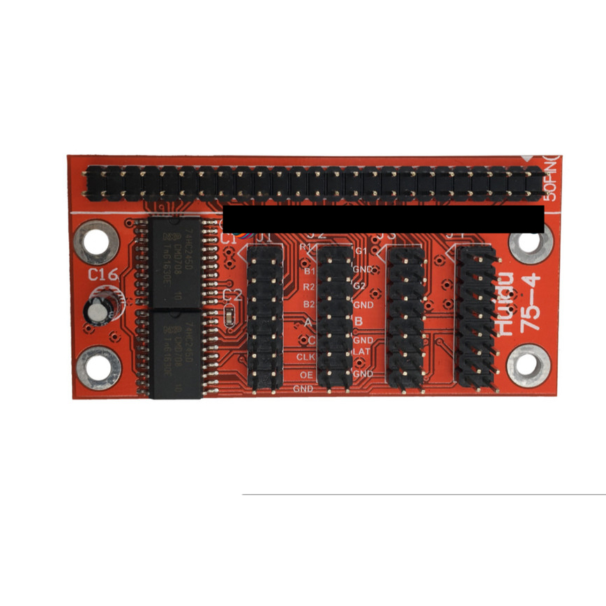 Huidu HUB75B-4 การ์ดอะแดปเตอร์ HUB75 บอร์ดแปลง
