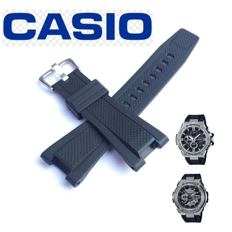 สายนาฬิกาข้อมือ สีดํา สําหรับ Casio G-Shock GST W-300G GST-S210B Gst210
