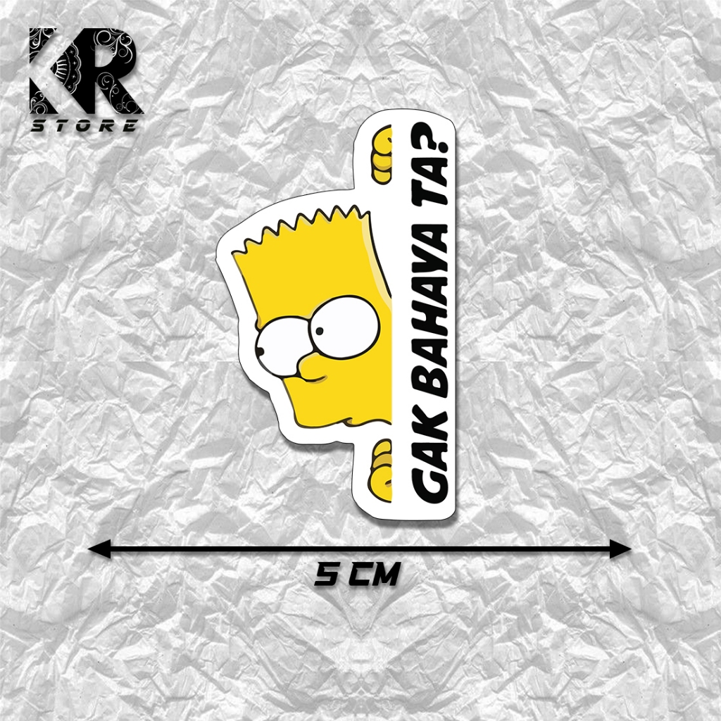 สติ๊กเกอร์ GA DANGER TA SIMPSON สติ๊กเกอร์แข่ง | สติ๊กเกอร์มอเตอร์ไซค์ | สติ๊กเกอร์ติดรถ | KR STORE