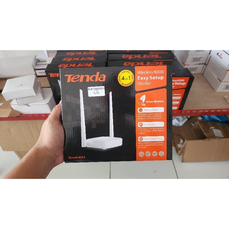 Tenda N301 เราเตอร์ Wifi 2.4GHz 300Mbps