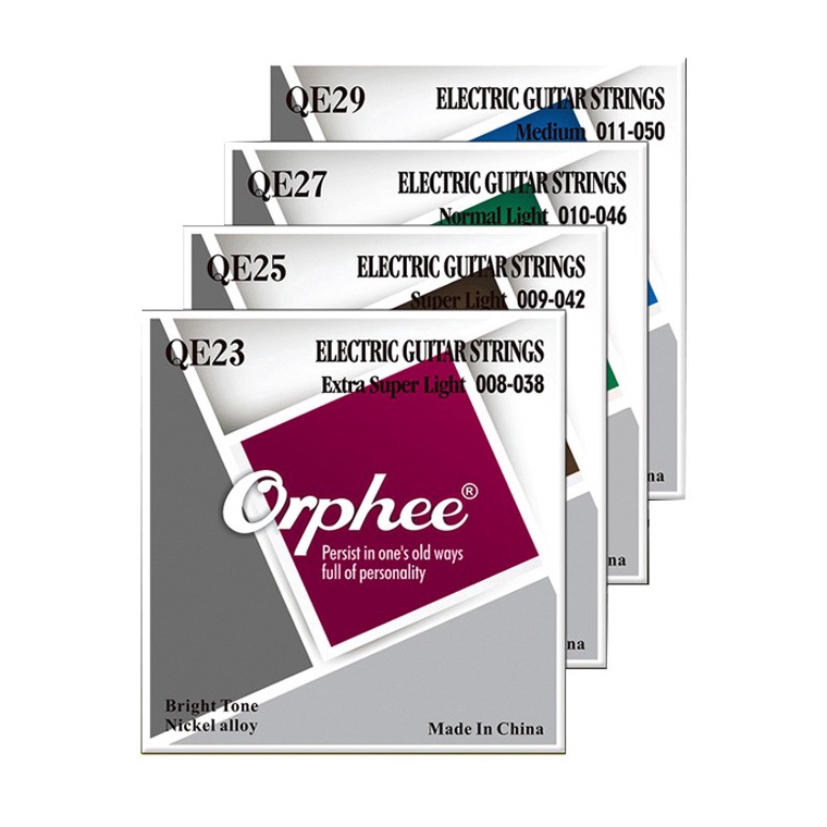 โปรโมชั่นจํากัด สายกีตาร์ไฟฟ้า Orphee QE23 QE25 QE27 QE29