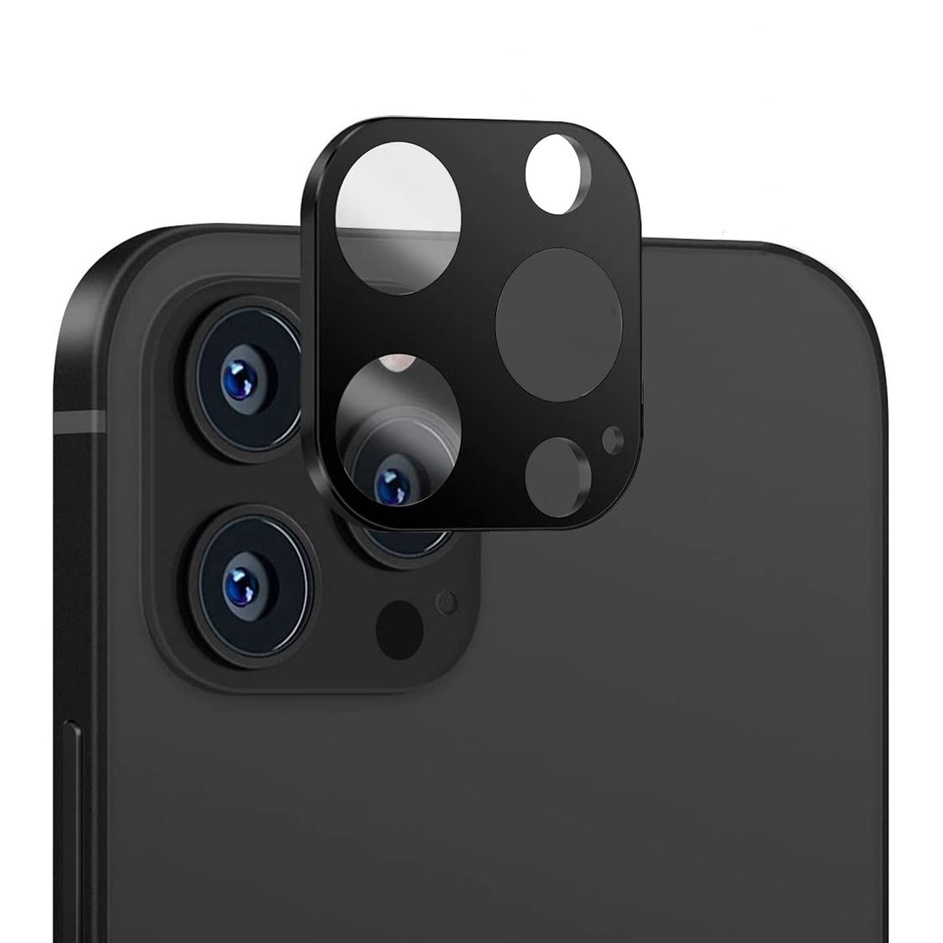Layar Anw ตัวป้องกันกล้อง iPhone 11 แหวนกล้อง iPhone 11 15 14 13 12 Pro Max PLUS MINI ตัวป้องกันเลนส์กล้อง iPhone 14 Pro Max กระจกนิรภัย ป้องกันหน้าจอกล้อง แหวนเลนส์ ฟิล์มป้องกันเต็มรูปแบบ ใส สีดํา Serba