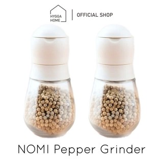 Hygga Home NOMI Pepper Grinder Penggiling Lada Garam Merica Botol Bumbu Kaca Putar Manual