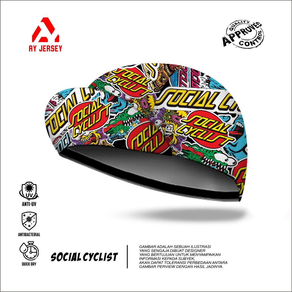 CYCLING CAP SOCIAL CYCLIST I BIKE CAP