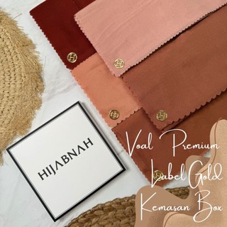 Voal Polos Sahara (FREE BOX) Lasercut Ultrafine Premium Hijabnah
