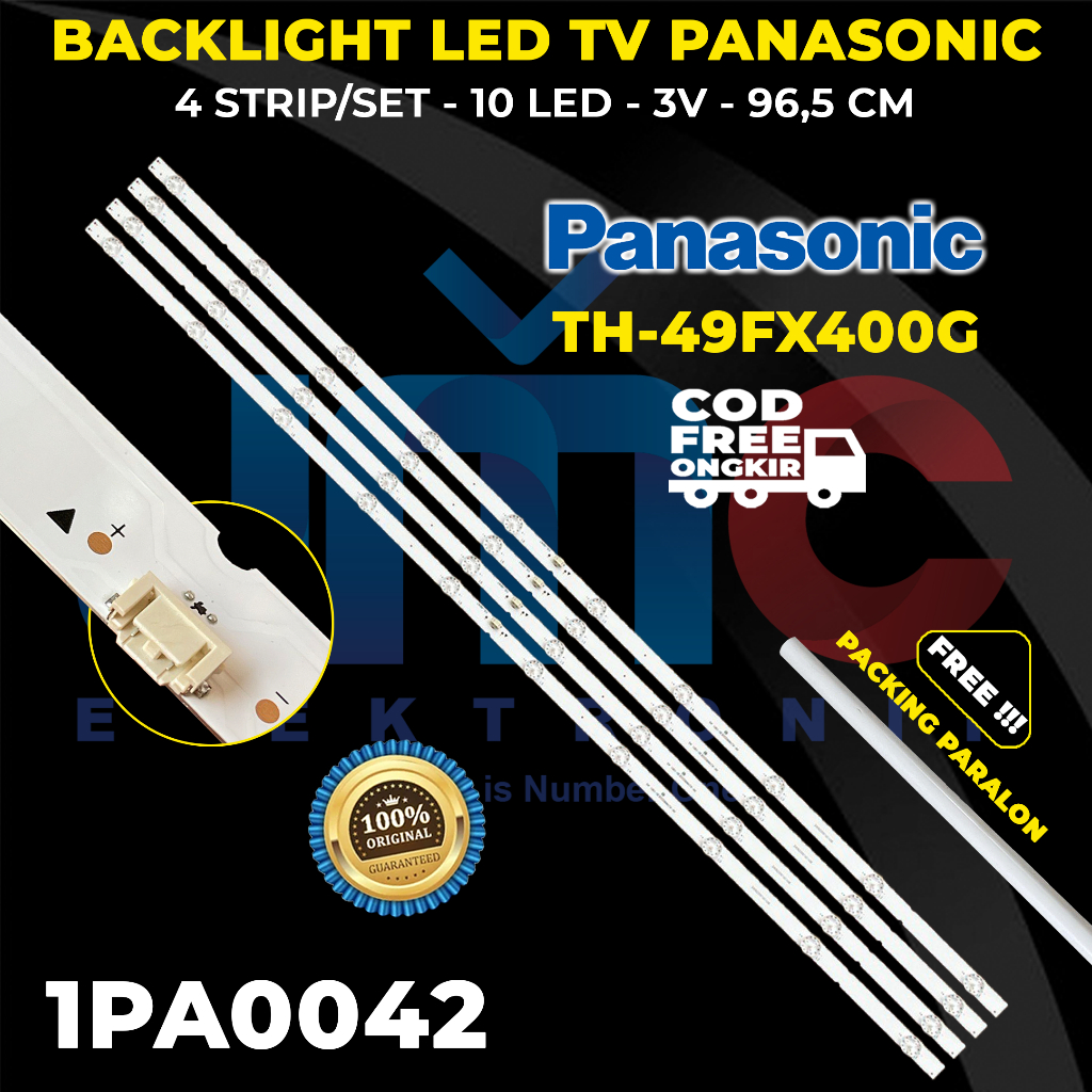 Led Backlight TV Panasonic TH-49FX400G BL โคมไฟ 49 นิ ้ ว 10K 3V