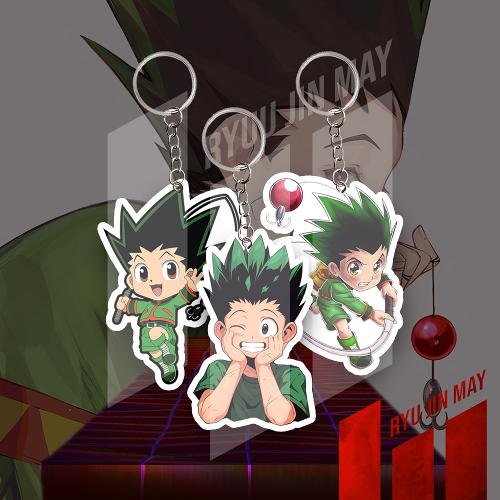 พวงกุญแจ HP GANTUNGAN / พวงกุญแจโทรศัพท์มือถือ - Hunter x Hunter - Gon
