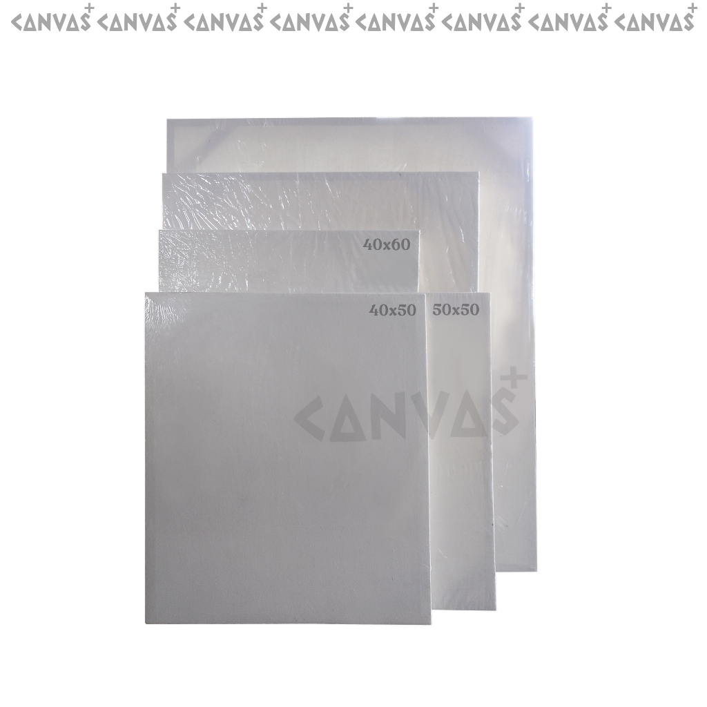 40x50Cm - 40x60Cm Stretched Plain White Painting Canvas