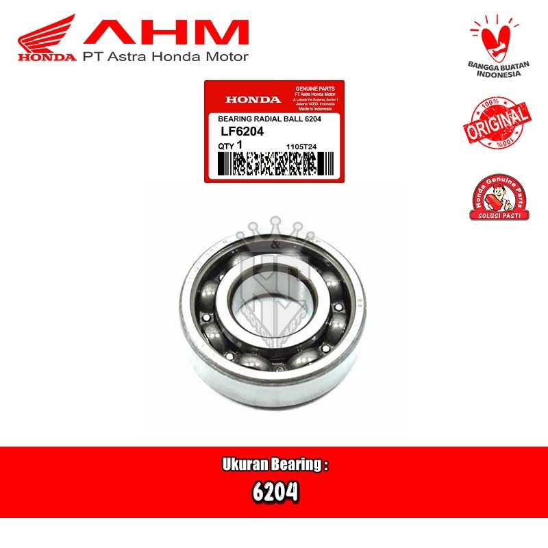 Original Honda 6204 Bearing AHM LF6204