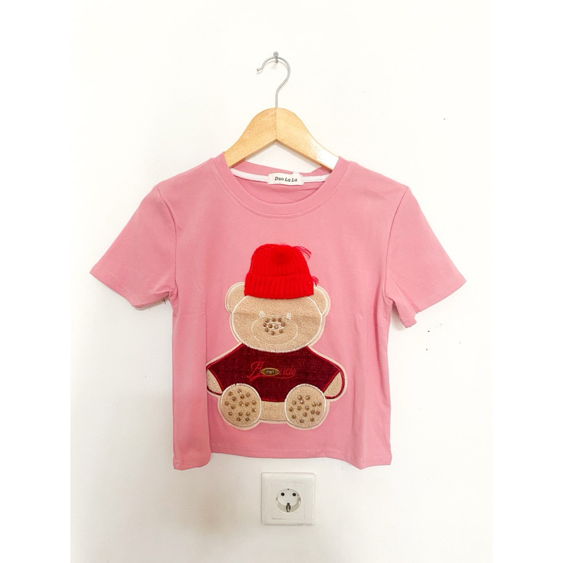 Bkk T-Shirt Cute Bear T-Shirt/Crop Top T-Shirt/ Bear
