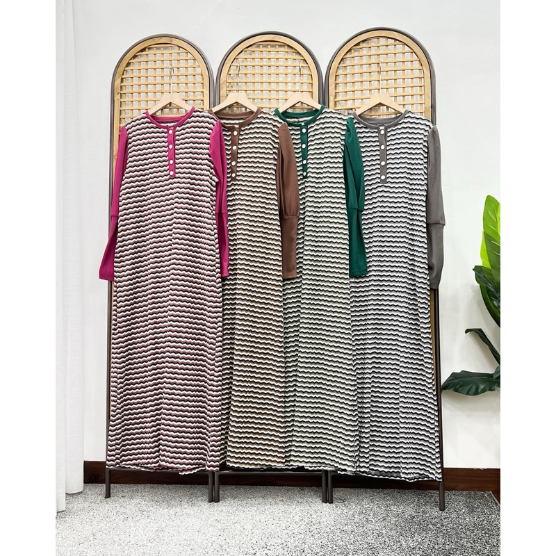 ZIGZAG KNIT DRESS***