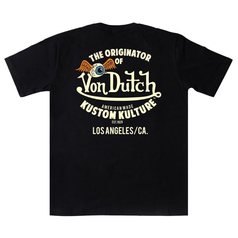 เสื้อยืด Von Dutch 1019 สีดํา