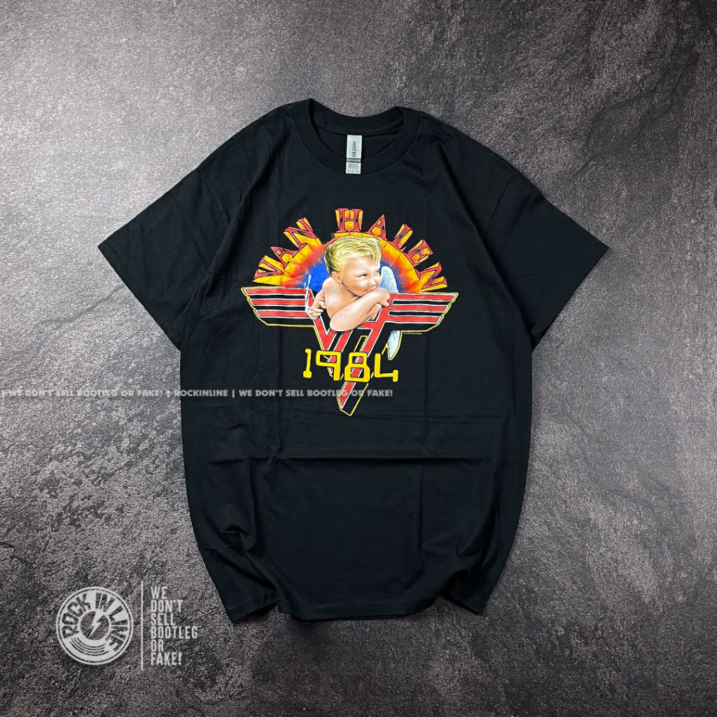 VAN HALEN - เสื้อยืดวงของแท้ CHERUB 1984
