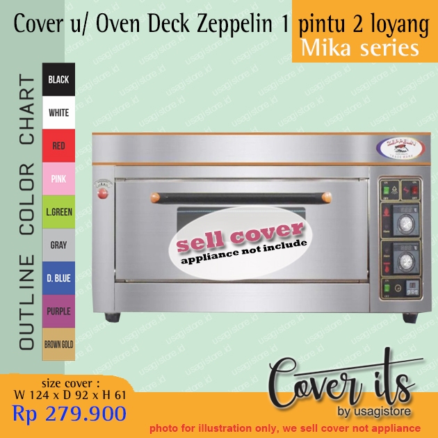 ฝาครอบสําหรับ OVEN DECK ZEPPELIN 1 ประตู 2 กระทะ