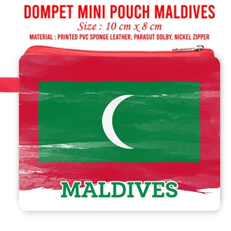 GANTUNGAN Maldives ของที่ระลึกกระเป๋าสตางค์กระเป๋าแผ่นรองเมาส์ Pin แม่เหล็กพวงกุญแจ Landmark โดย Country Maldives