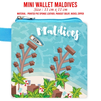 GANTUNGAN Maldives ของที่ระลึกกระเป๋าสตางค์กระเป๋าแผ่นรองเมาส์ Pin แม่เหล็กพวงกุญแจ Landmark โดย Country Maldives