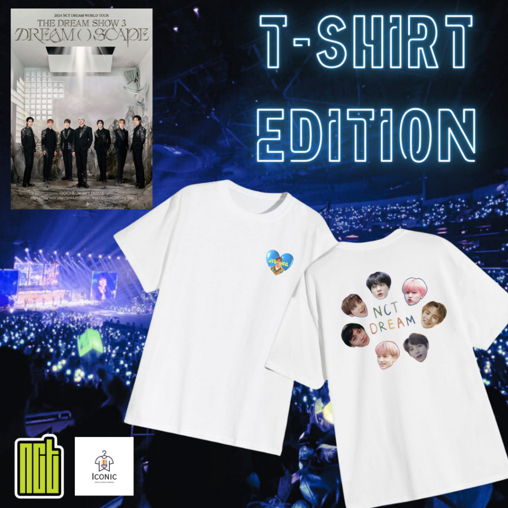 เสื้อยืด Nct DREAM VER.2 THE DREAM SHOW 3 DREAMSCAPE