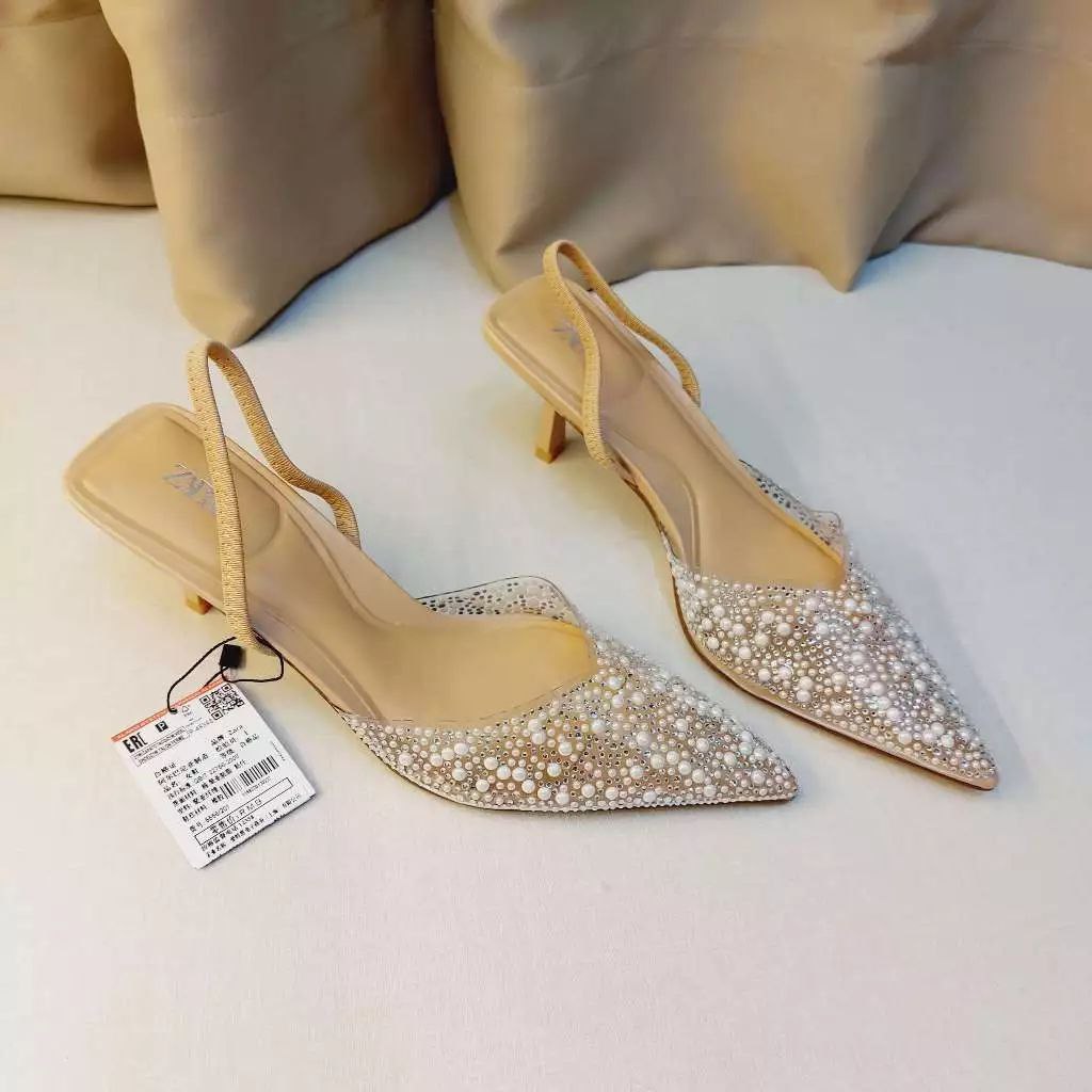 รองเท้าส้นสูงผู้หญิง Zara Permata 7935 - 5cm