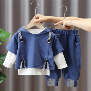 setelan anak baju dan celana anak 3in1 motif terbaru 1-5 tahun ardan grosir