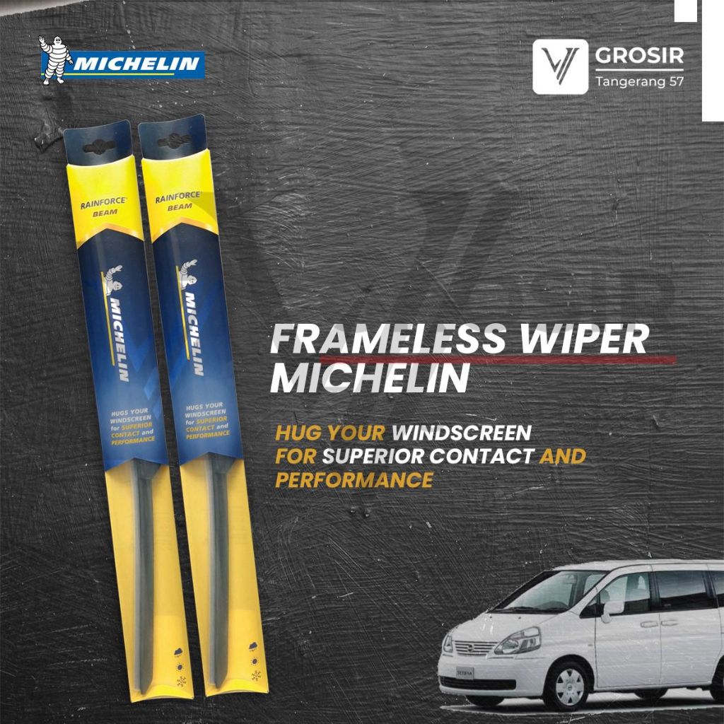 Michelin Beam Frameless Wiper Serena C24 1999-2012 24-14 Z33