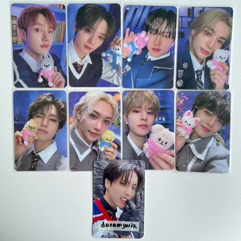 Stray kids skz photocard pc md magic school 4th fanmeeting pob pop up store chan leenow changbin hyu