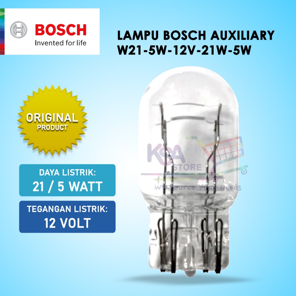 ไฟรถยนต์ AUXILIARY W21/5W 12V 21W/5W W3x16Q (c)