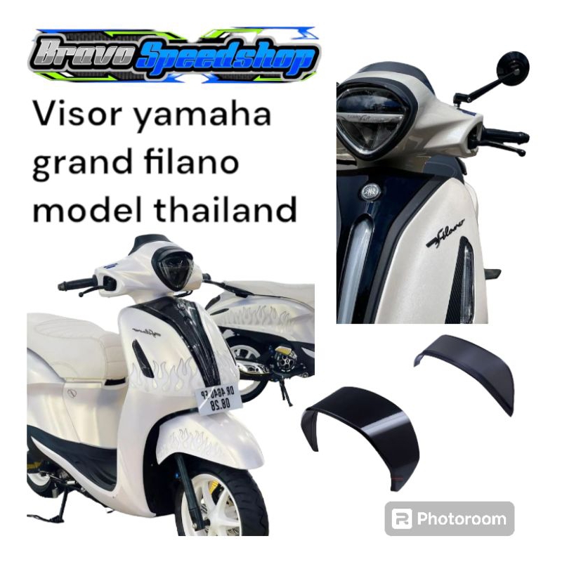 Grand filano Visor Variation One ชุดไฟหน้าหมวกอุปกรณ์เสริมyamaha grand filano
