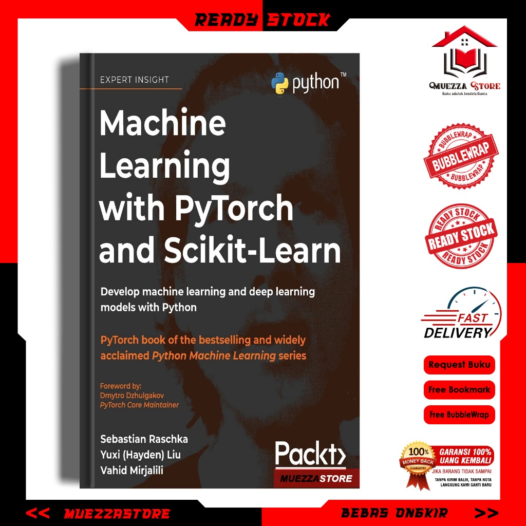 การเรียนรู้ด้วยเครื่องด้วย PyTorch และ Scikit-Larning โดย Sebastian Raschka (ภาษาอังกฤษ) (B5)