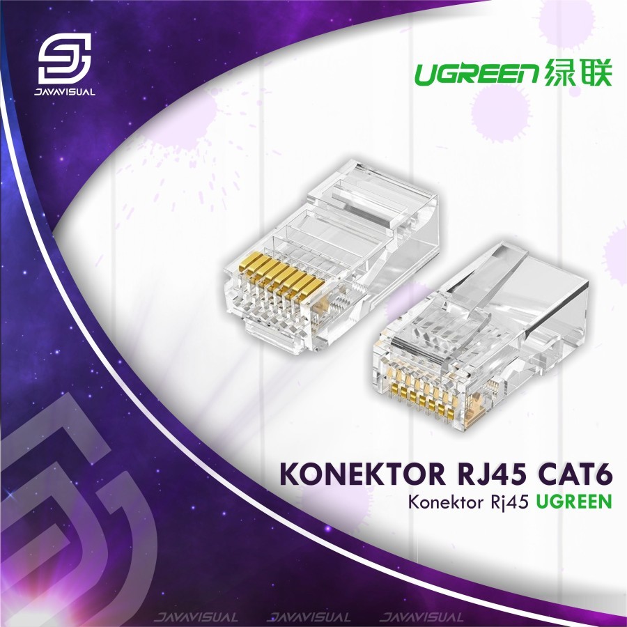 [JaVis] ขั้วต่อ UGREEN RJ45 CAT6 RJ 45 8P8C