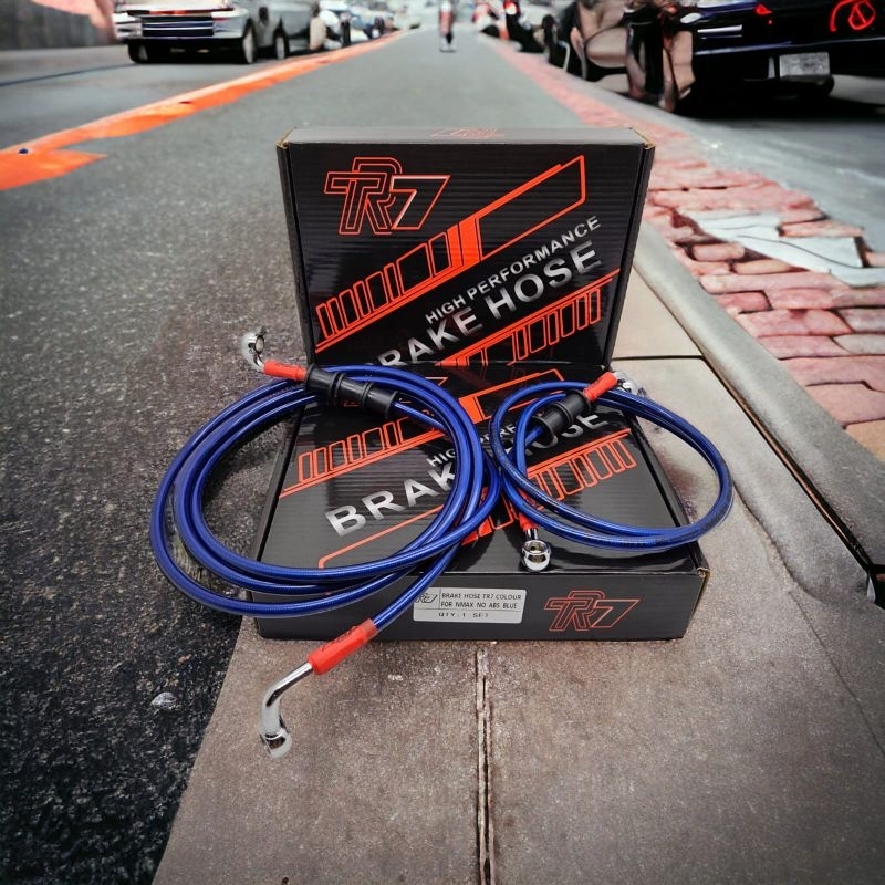 สายเบรกคาร์บอน Nmax non ABS TDR TR7 รุ่นแข่งชุดหน้าและหลังคุณภาพสูง - รูปที่ 2