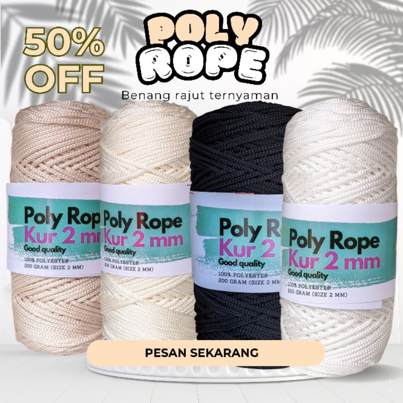 CATALOG 2 POLY ROPE KNITTING YARN 2 MM