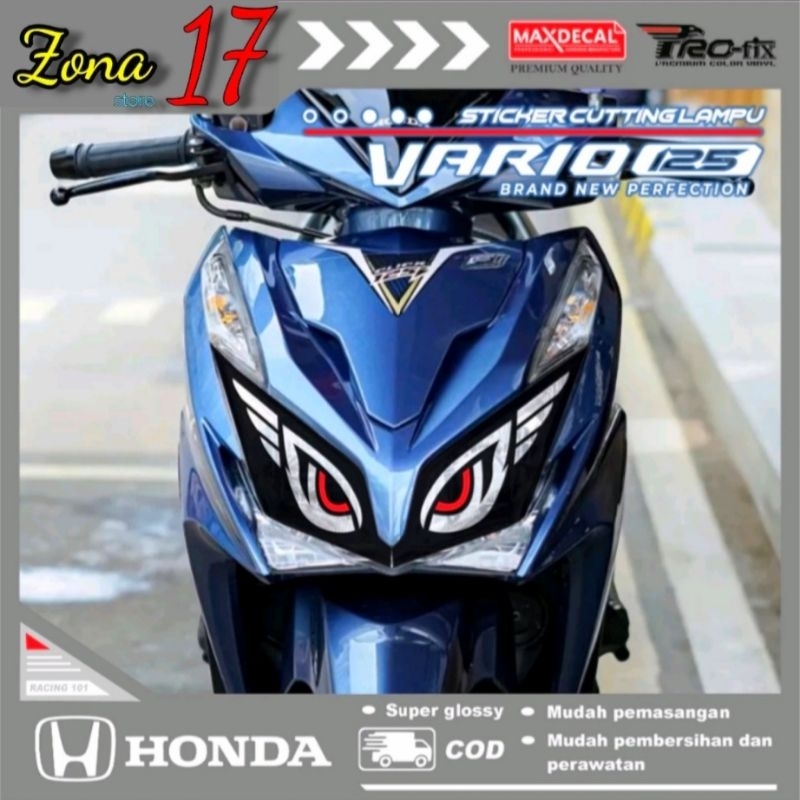 Vario เก่า 125 CC 2012 2014 สติ๊กเกอร์ไฟหน้า