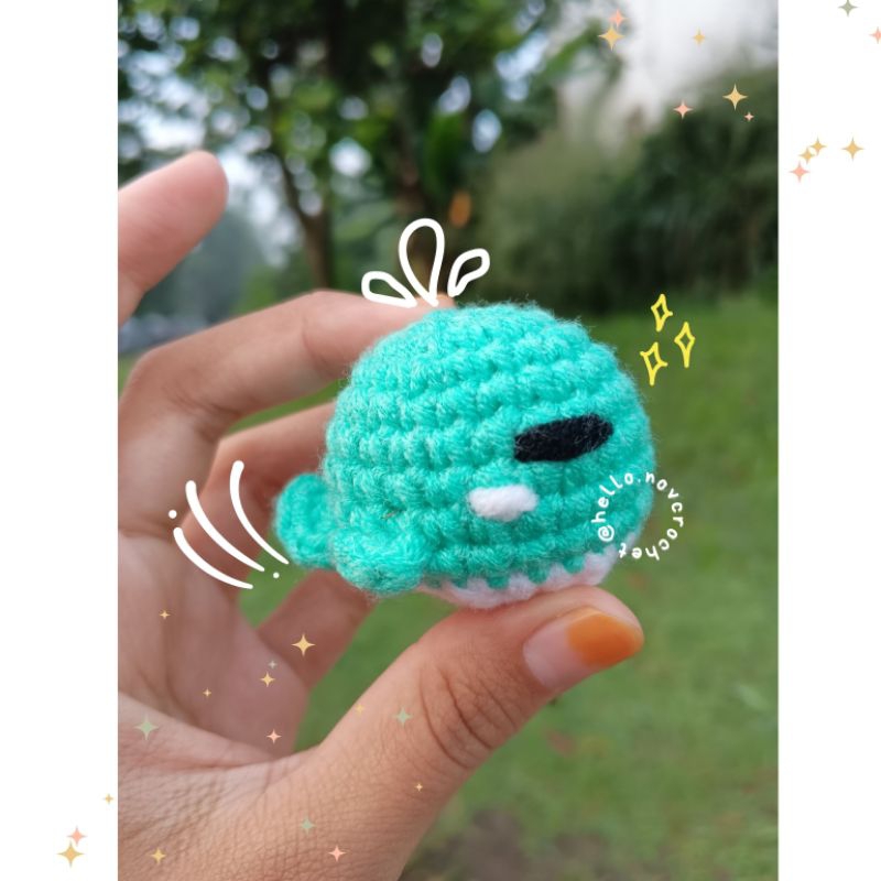กันตุนแกน เบบี้ WHALE AMIGURUMI| AMIGURUMI WHALE KEYCHAIN BUNNY GRADUATION BEAR OWL AESTTHETIC KEYCH
