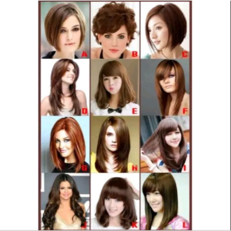 โปสเตอร์ทรงผมผู้หญิงร้านเสริมสวย