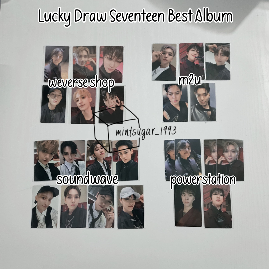 [ แพ็ครวม ] [ LUCKY DRAW ] SEVENTEEN - BEST ALBUM 17 IS RIGHT HERE : SEVENTEEN EVERY IS RIGHT HERE [