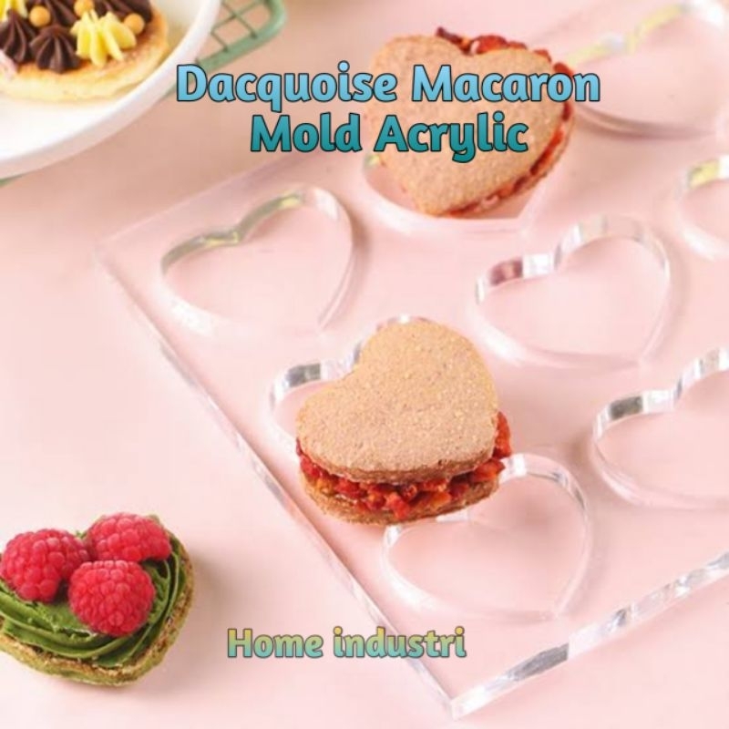 Macaron Dacquoise แม ่ พิมพ ์ เค ้ กวัสดุอะคริลิค/crispy Almond Mold/Cookies Mold/Macaron Daquoise Mold