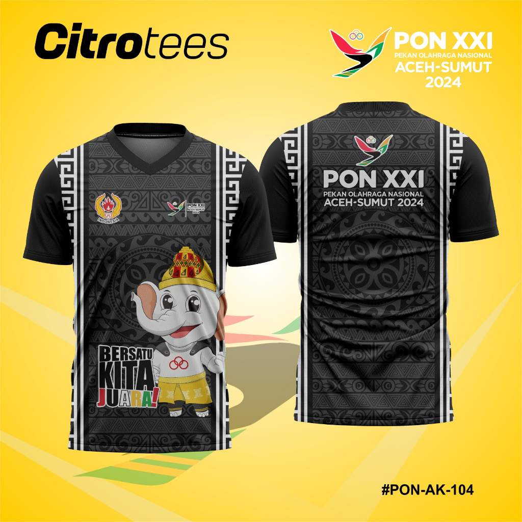 เสื้อแข่ง CITROTEES PON XXI 2024 | NATIONAL SPORTS JERSEY FULL PRINTING AK 104-105