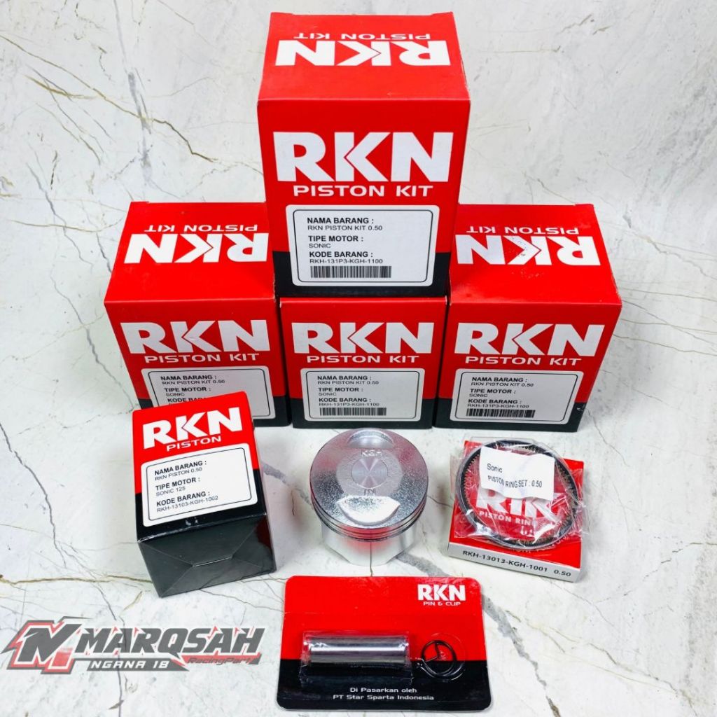 PISTON SONIC 50 100 PISTON RKN KIT RACING MARQSAH SHOP RACING
