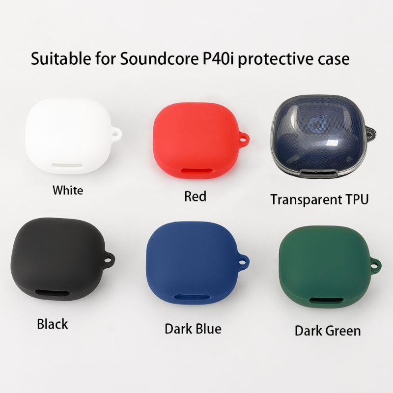 เคสปลอก TPU Protective Anker Soundcore P40i A3955+ Carabiner