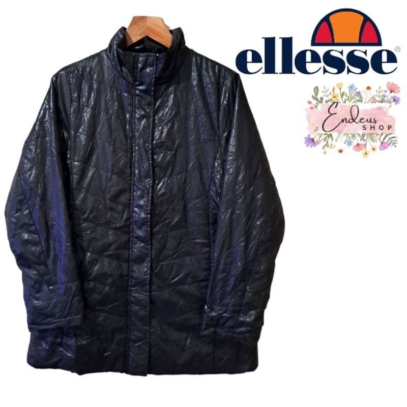 เสื้อแจ็คเก็ตฤดูหนาว ELLESSE ไซส์ SM สีดํา