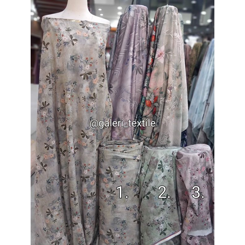 Katun ผ้าคอตตอนวิสคอสดั้งเดิม วัสดุพิมพ์ดิจิตอลเนื้อนุ่ม [ราคาต่อครึ่งเมตร (0,5mtr) ]