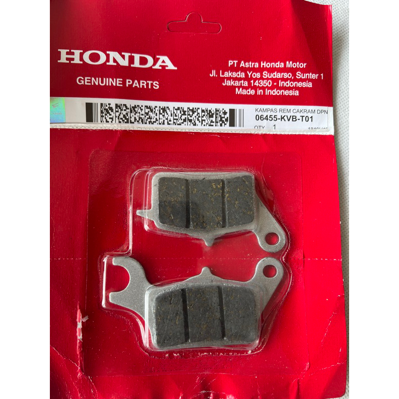 06455-KVB-T01 ผ้าเบรคหน้าสําหรับ honda beAT scoopy vario
