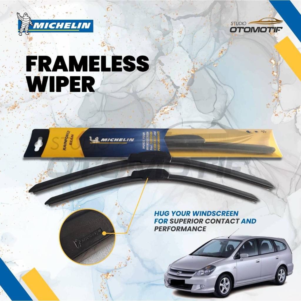 ที่ปัดน้ําฝน Michelin Frameless Beam HONDA STREAM 2003-2006 24-14 M77