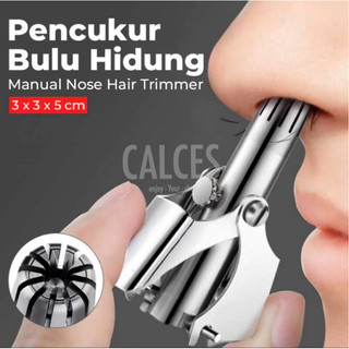 [CALCES] Gunting Bulu Hidung / Nose Hair Trimmer /  Alat Pencukur Bulu Hidung Manual Tanpa Baterai