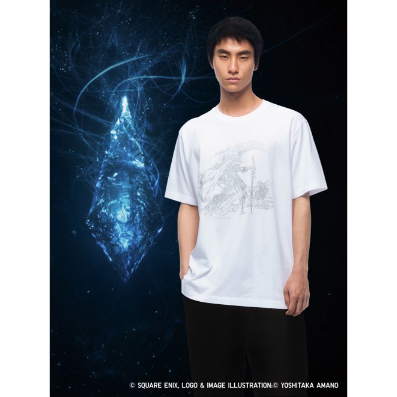 Uniqlo Kaos UT Final Fantasy Pixel Remaster FFXIV FFXVI เกมเสื้อยืดต้นฉบับ